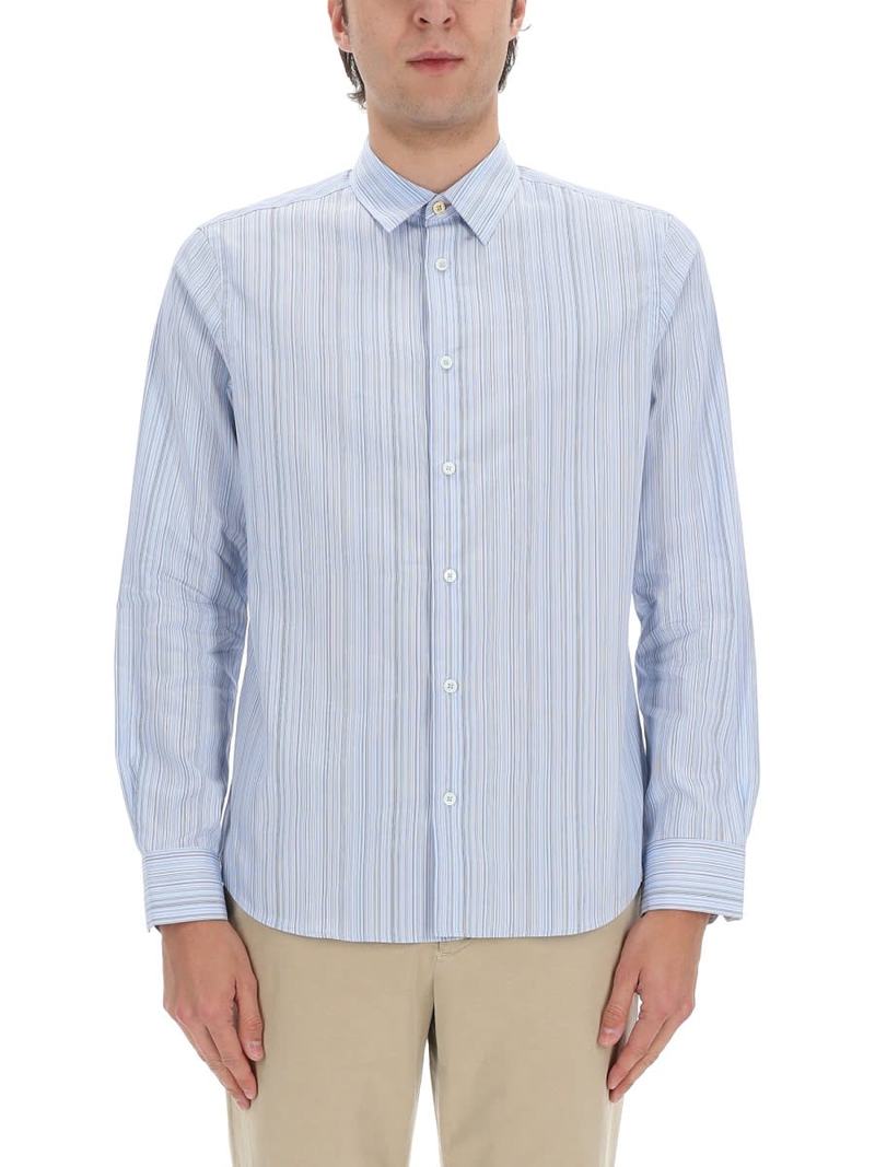 PAUL SMITH Signature Stripe Shirt - Blue