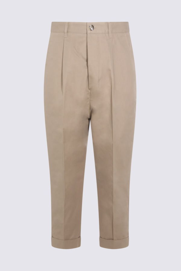 Ami Alexandre Mattiussi Cotton Pants - Beige