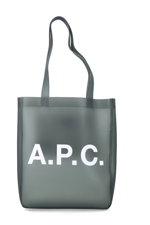 A.P.C. Transparent Lou Tote Bag - Khaki