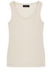 Fabiana Filippi Cotton Tank Top - Ivory - Thumbnail 1