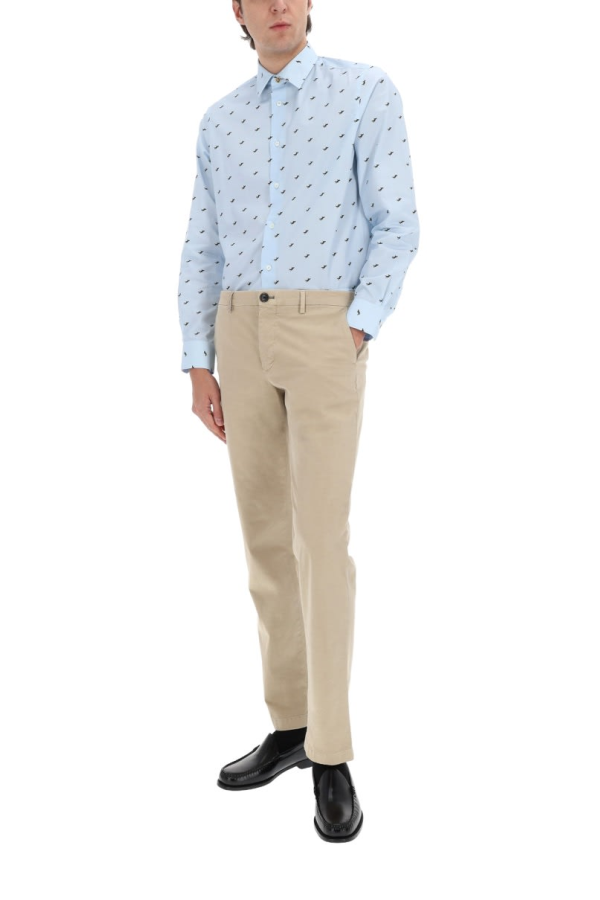 PAUL SMITH Printed Shirt - Blue