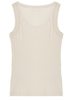 Fabiana Filippi Cotton Tank Top - Ivory - Thumbnail 3