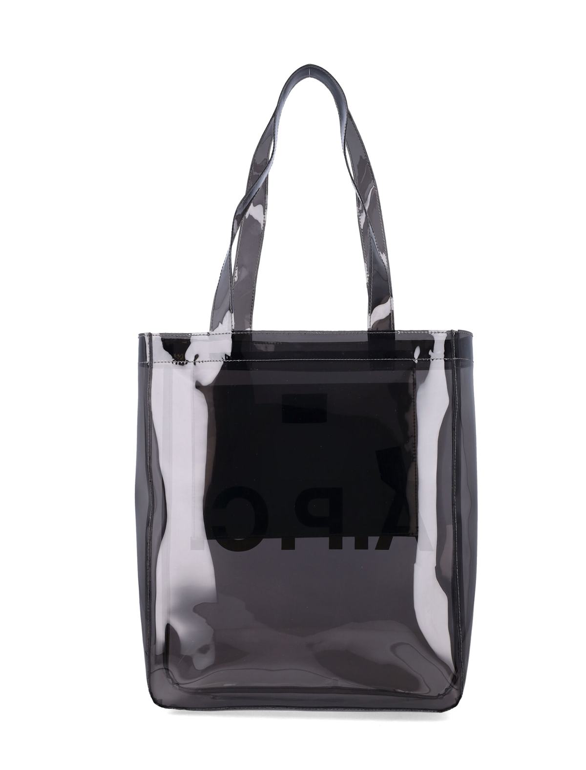 A.P.C. Lou Glossy PVC Tote Bag - Anthracite - Image 3 of 3