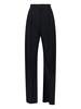 MM6 Maison Margiela Virgin Wool Blend Pants - Black - Thumbnail 1
