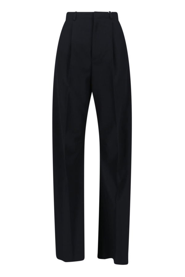 MM6 Maison Margiela Virgin Wool Blend Pants - Black