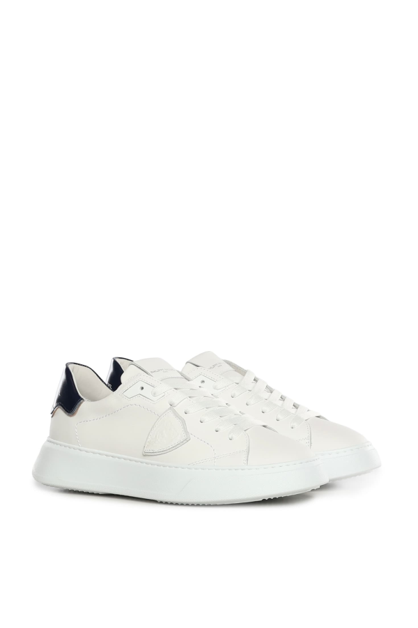 Philippe Model Temple Leather Sneakers - White