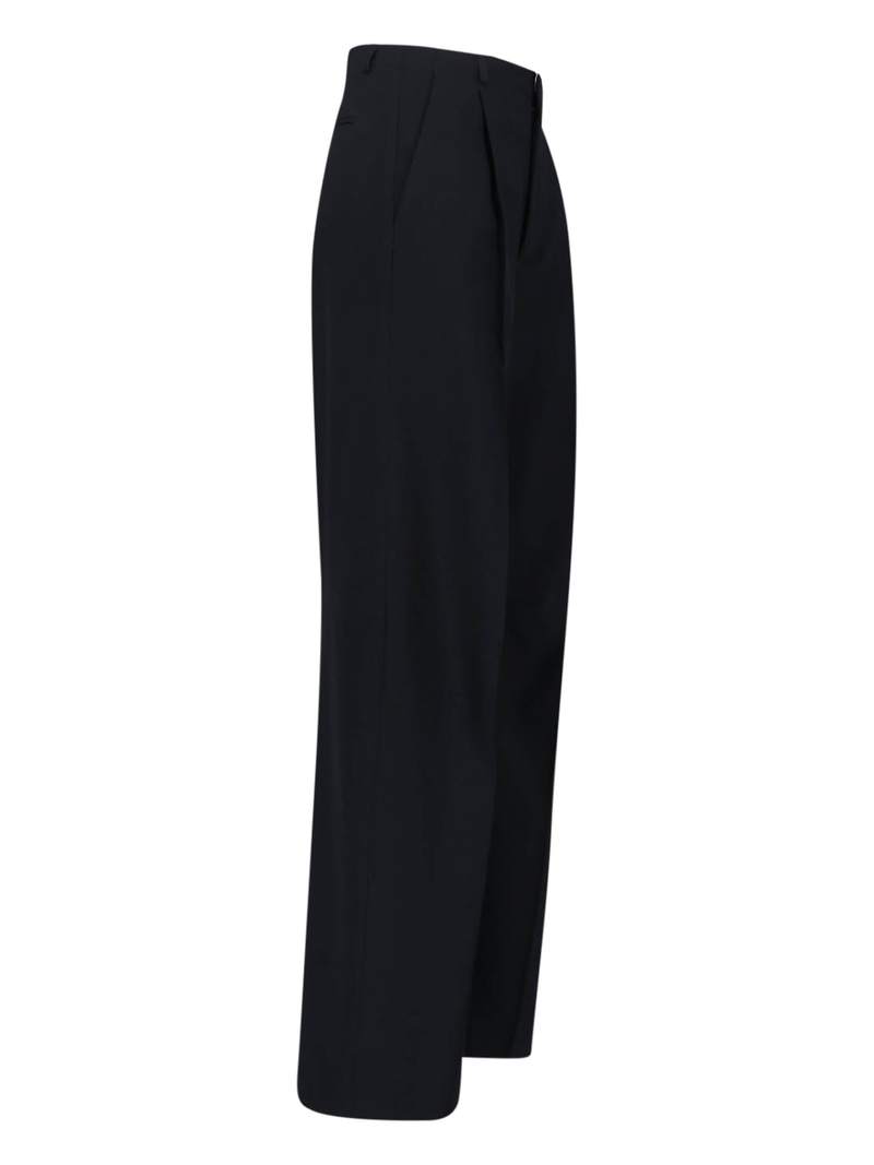 MM6 Maison Margiela Virgin Wool Blend Pants - Black