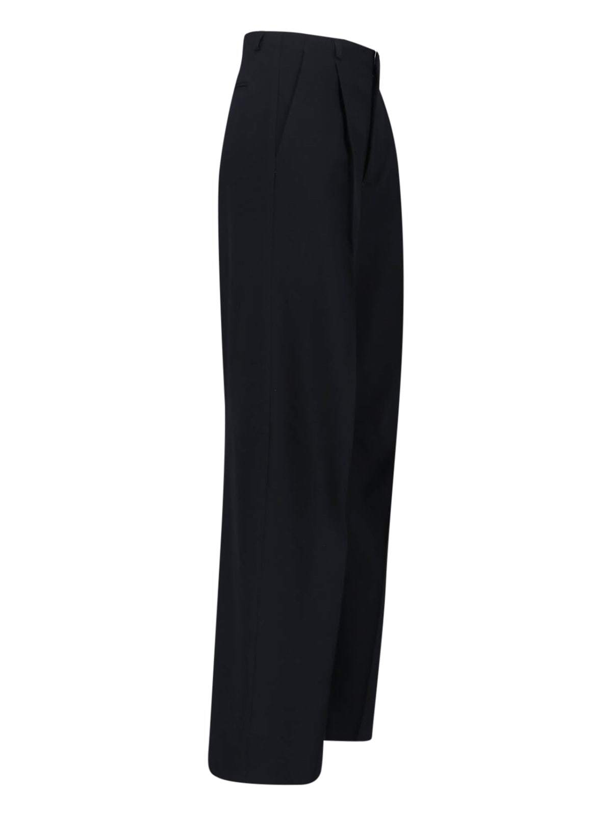 MM6 Maison Margiela Virgin Wool Blend Pants - Black - Image 3 of 5