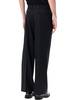 Ami Alexandre Mattiussi Ami Paris Double Pleat Trousers - Black - Thumbnail 2