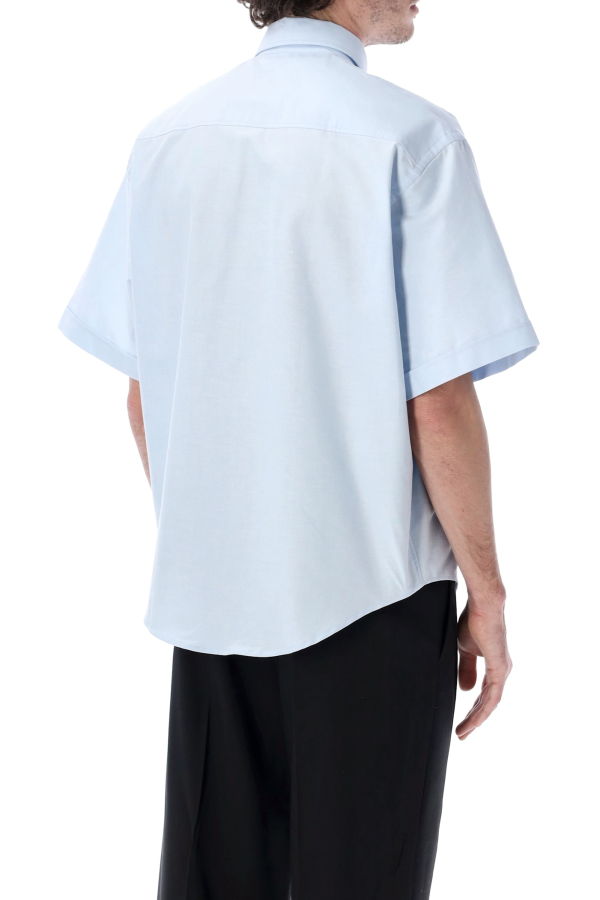 Ami Alexandre Mattiussi Ami Paris Adc Bowling Shirt - Lt Blue