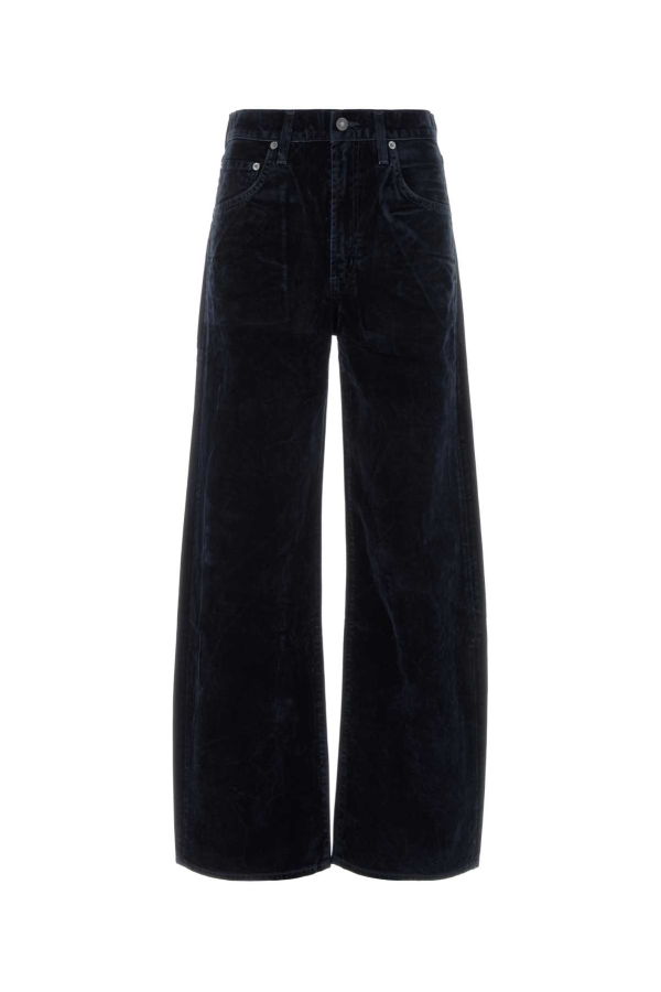 AGOLDE Low Curve Jeans - Dark Blue Velvet
