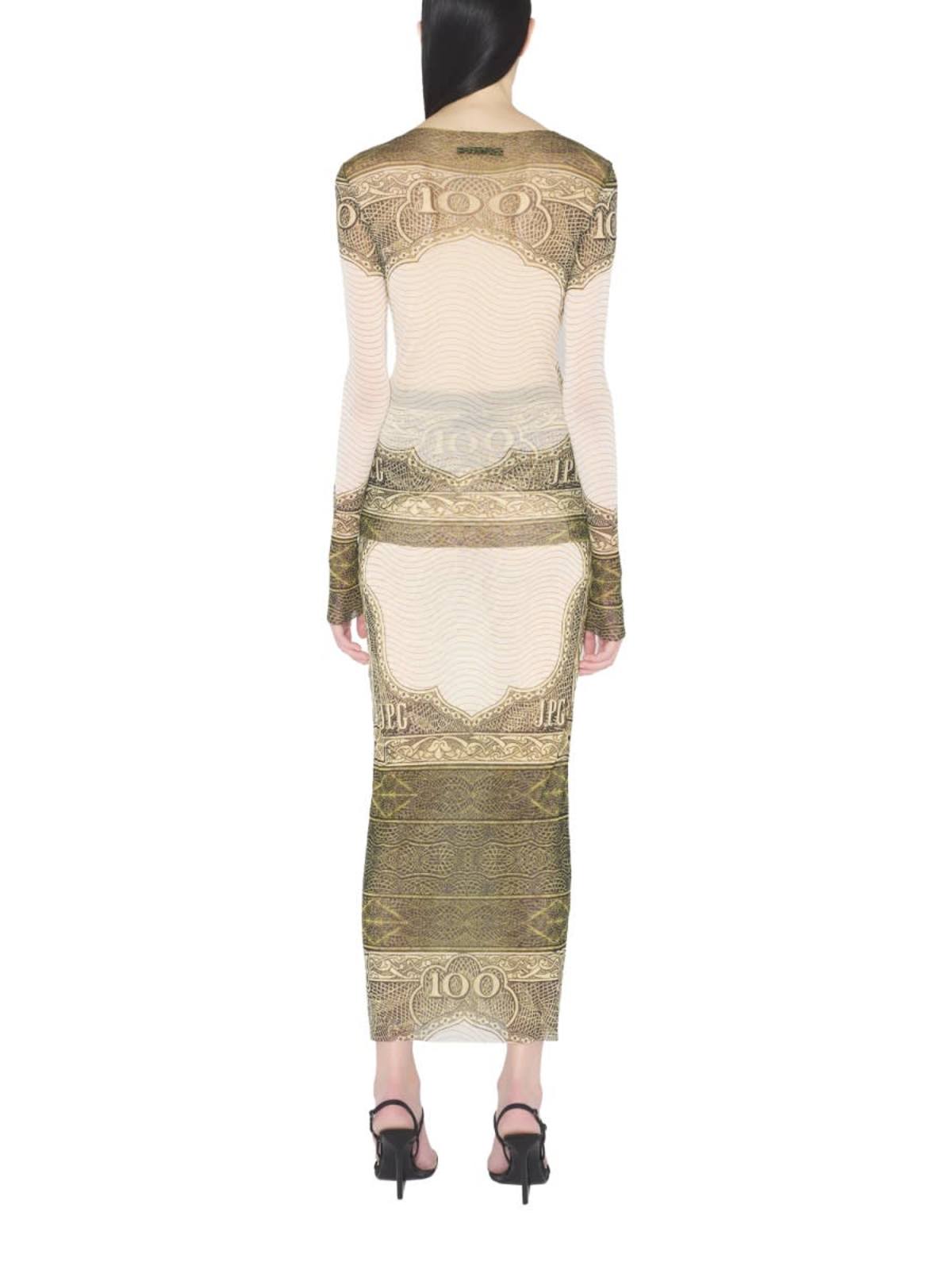 Jean Paul Gaultier Long Skirt With Cartouche Print - Multicolour - Image 4 of 4