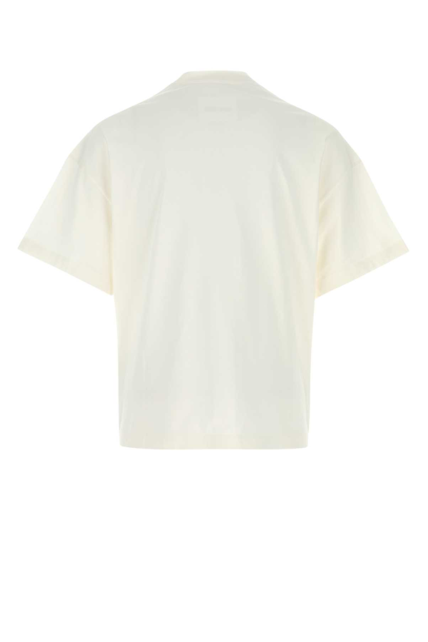 Jil Sander White Cotton Oversize T-Shirt - Porcelain