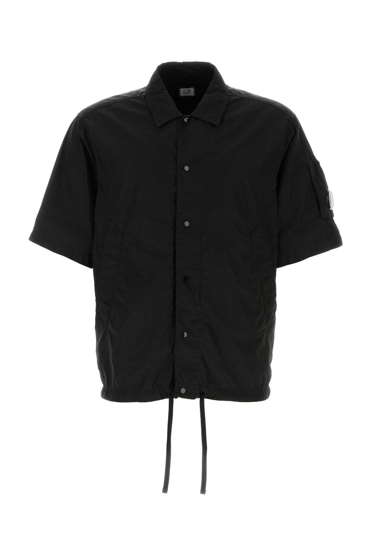 C.P. Company Nylon Shirt - Black - Image 1 of 2