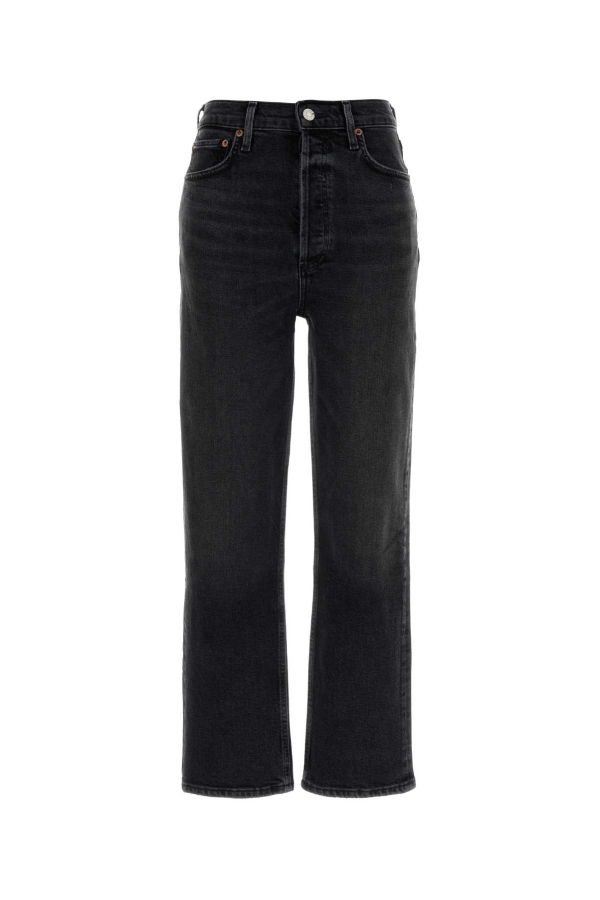 AGOLDE Stretch Denim Jeans - Black