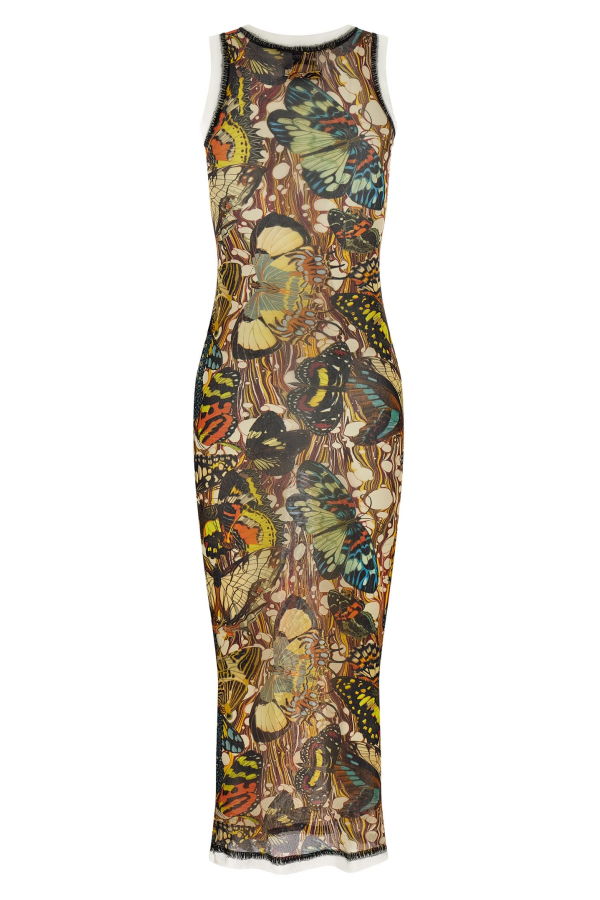 Jean Paul Gaultier Re-Edition The Yellow Butterfly Dress - Multicolor