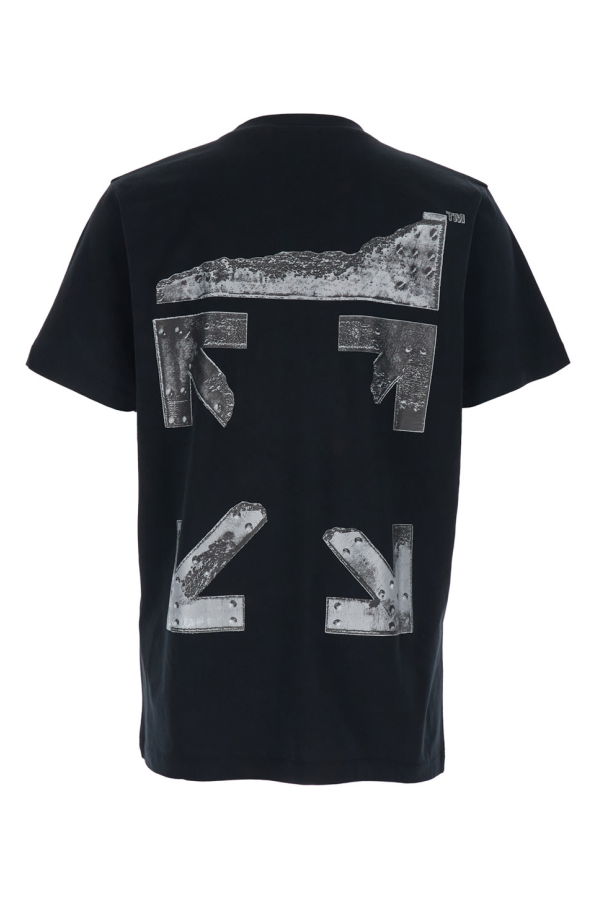Off-White Crew Neck Logo T-Shirt - Black