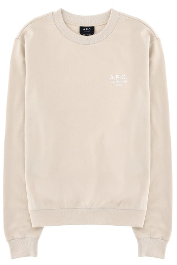 A.P.C. Sweatshirt With Logo - Powder