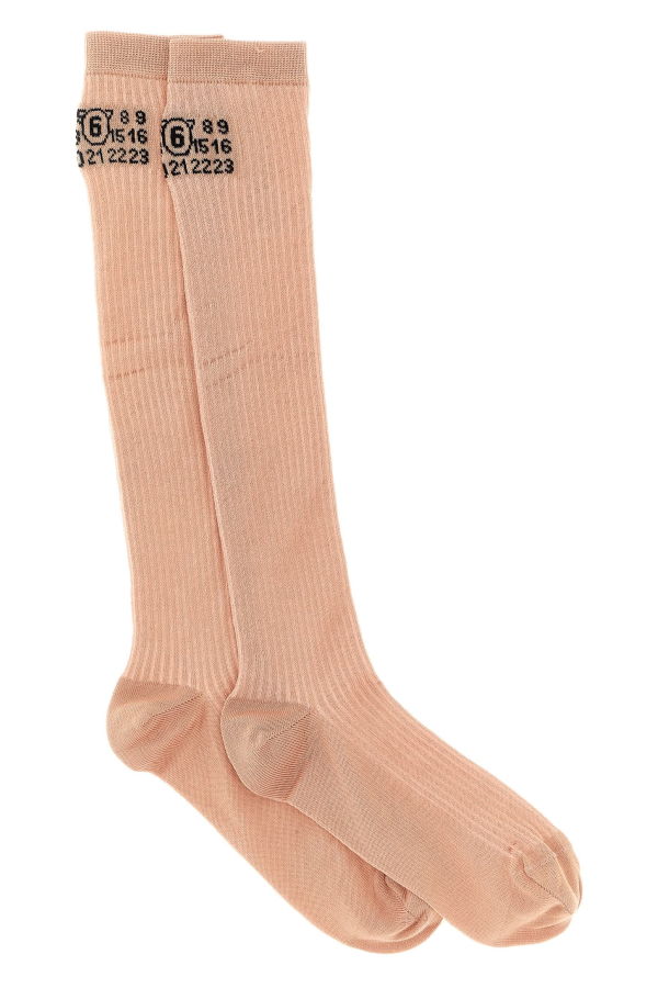 MM6 Maison Margiela Bootleg Socks - Pink