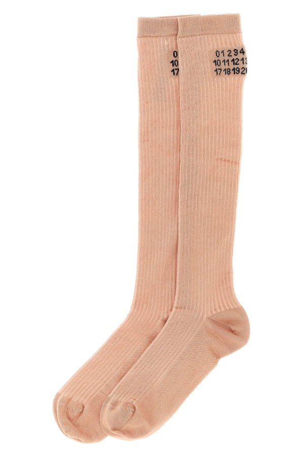 MM6 Maison Margiela Bootleg Socks - Pink