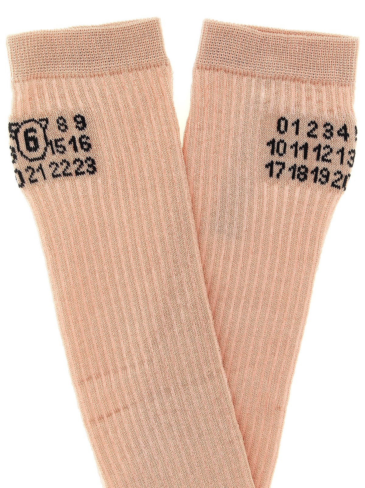 MM6 Maison Margiela Bootleg Socks - Pink - Image 3 of 3