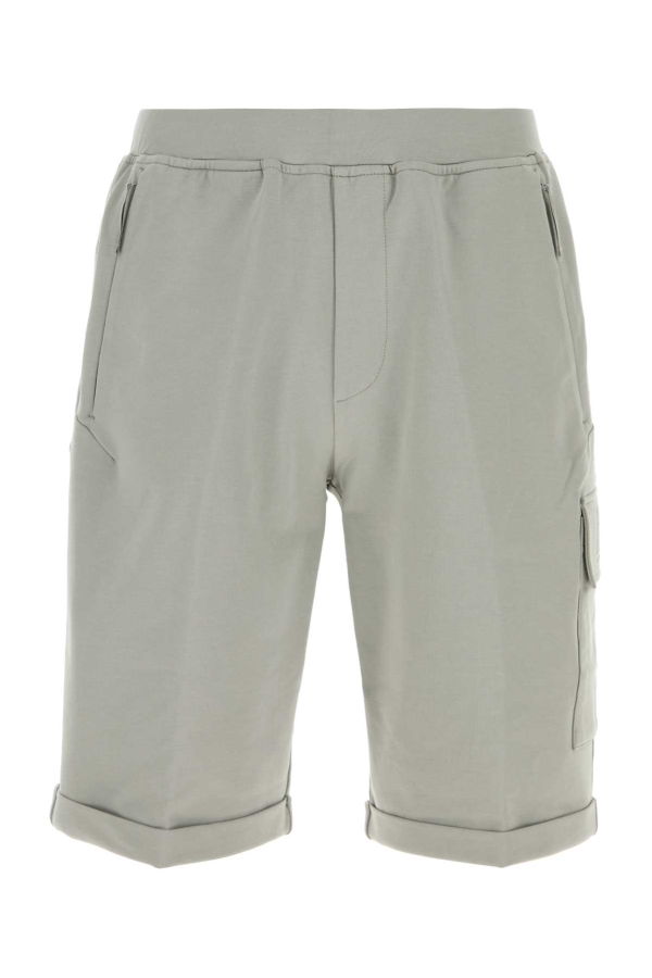 C.P. Company Stretch Cotton Bermuda Shorts - Flintgrey
