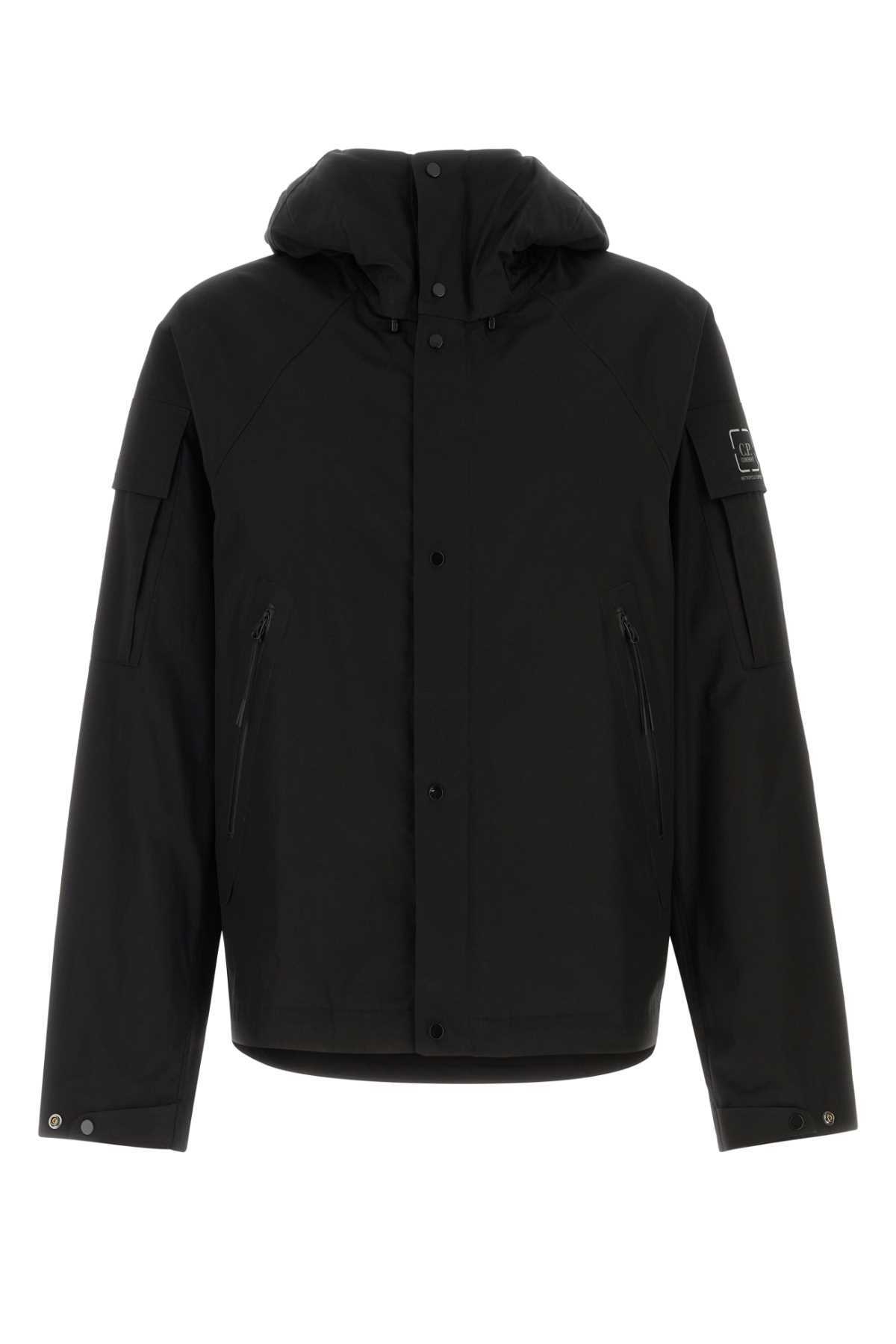 C.P. Company Black Cotton Jacket - Black - Image 1 of 2
