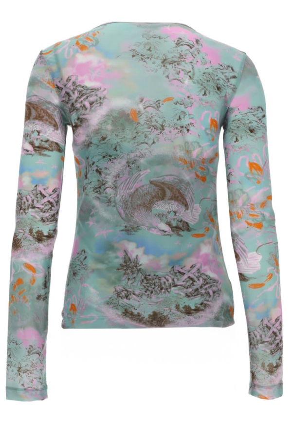 Off-White Top Light Jer Storytel Fleece - Multicolour