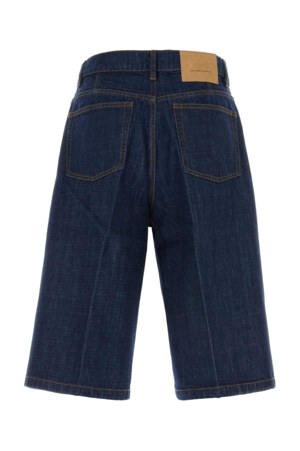 Ami Alexandre Mattiussi Denim Bermuda Shorts - Indigo