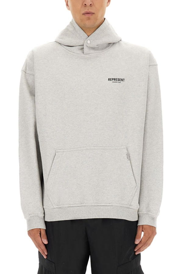 Represent Hoodie Fleece - Gray
