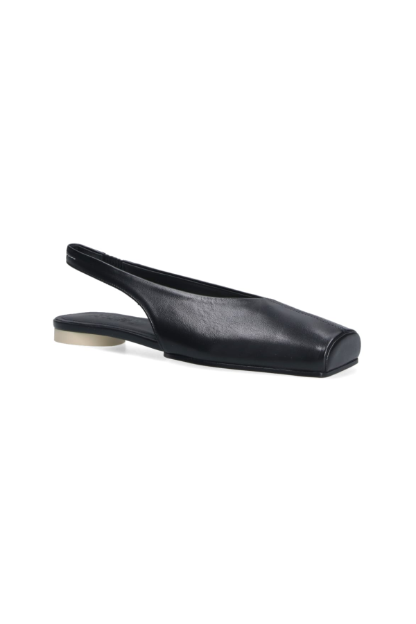 MM6 Maison Margiela Slingback Ballet Flats - Black
