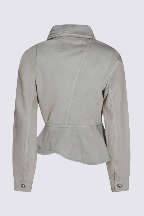 Vivienne Westwood Light Grey Cotton Blazer - Blue