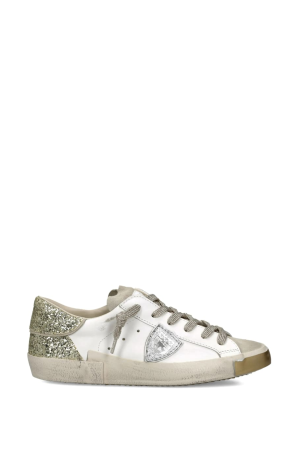 Philippe Model Sneakers - White/Gold