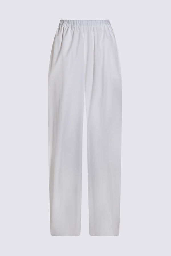 Fabiana Filippi White Cotton Pants - White