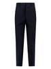 Incotex Silk Blend Trousers - Black - Thumbnail 1