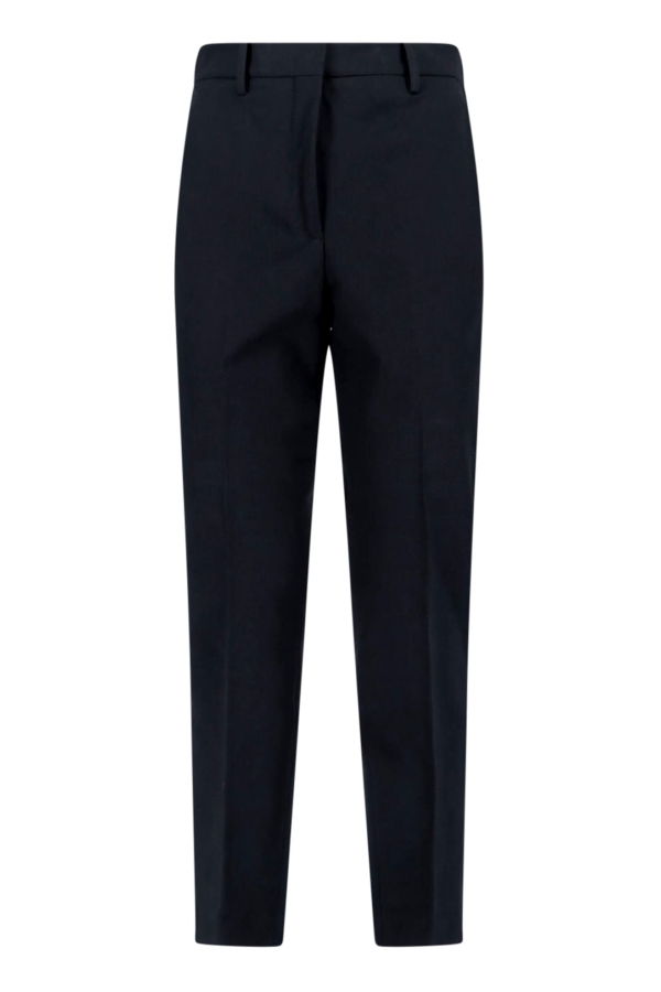 Incotex Silk Blend Trousers - Black
