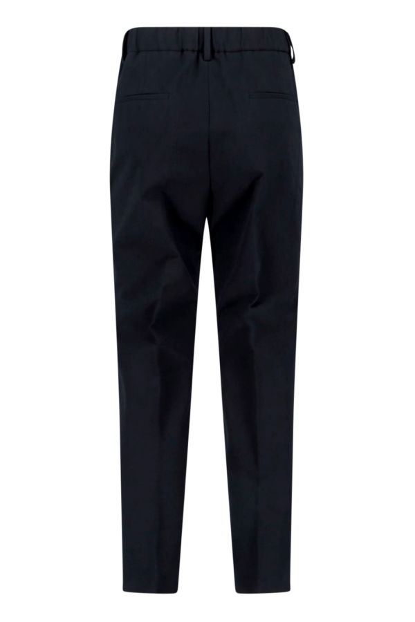 Incotex Silk Blend Trousers - Black