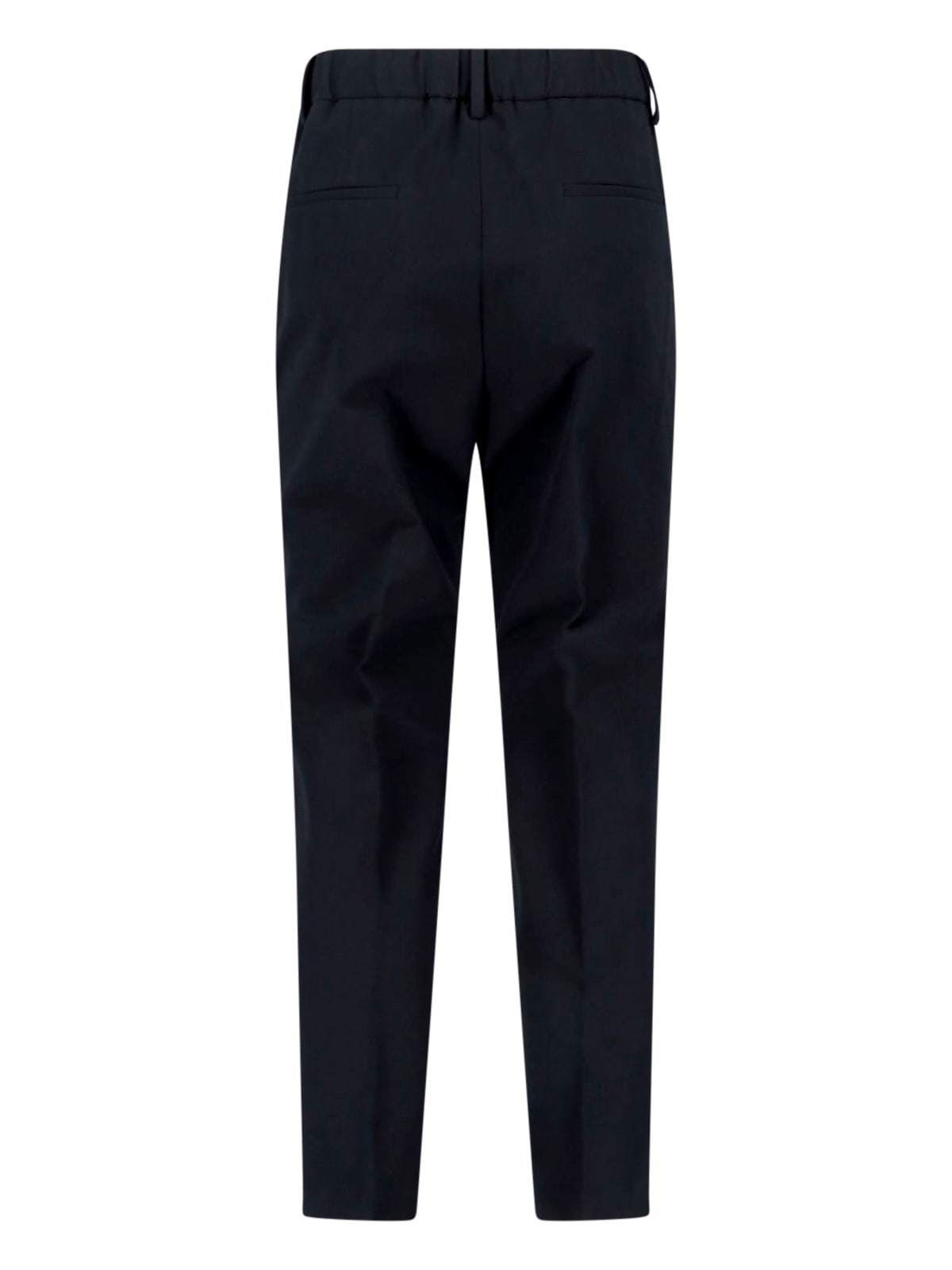 Incotex Silk Blend Trousers - Black - Image 2 of 5
