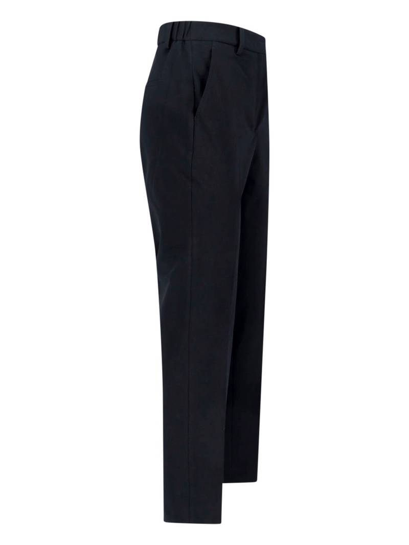 Incotex Silk Blend Trousers - Black