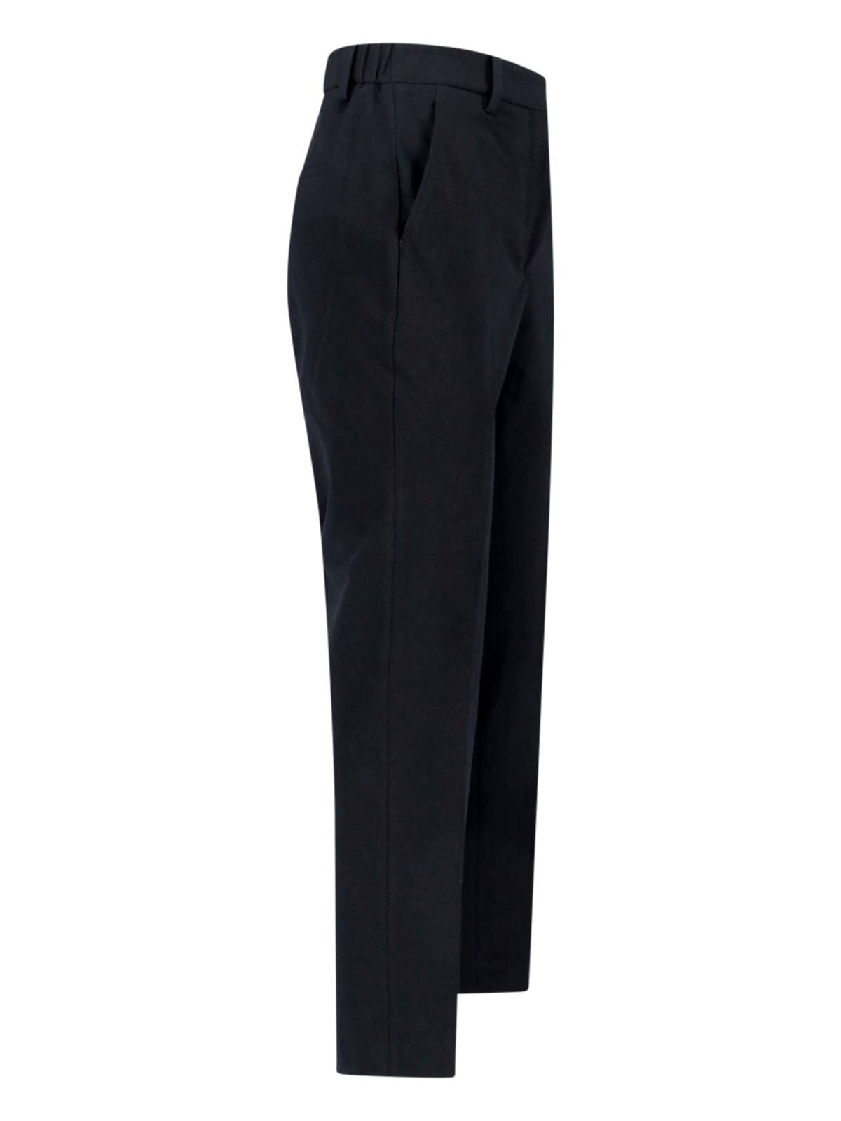 Incotex Silk Blend Trousers - Black - Image 3 of 5