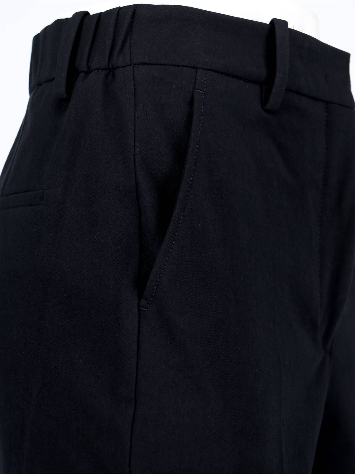 Incotex Silk Blend Trousers - Black - Image 4 of 5