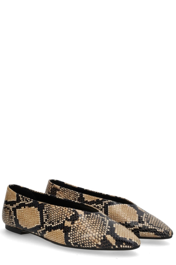 aeydē Betty Ballerina Flat Shoes - Animalier