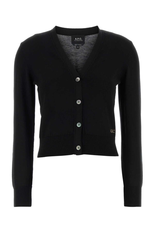A.P.C. Cotton Cardigan Cardigan - Noir