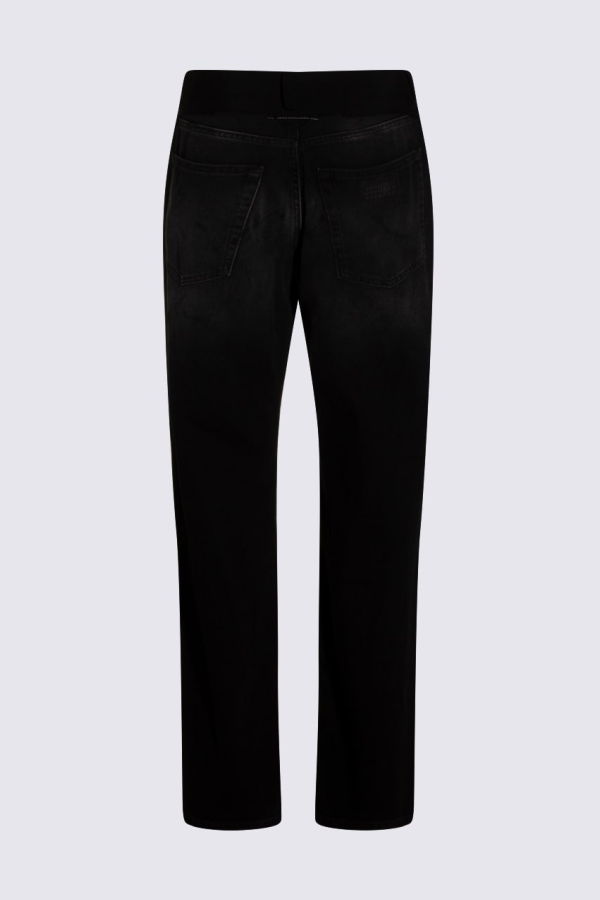 MM6 Maison Margiela Cotton Jeans - Black