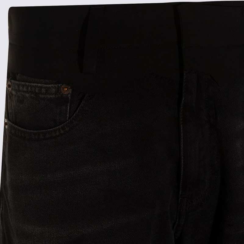 MM6 Maison Margiela Cotton Jeans - Black
