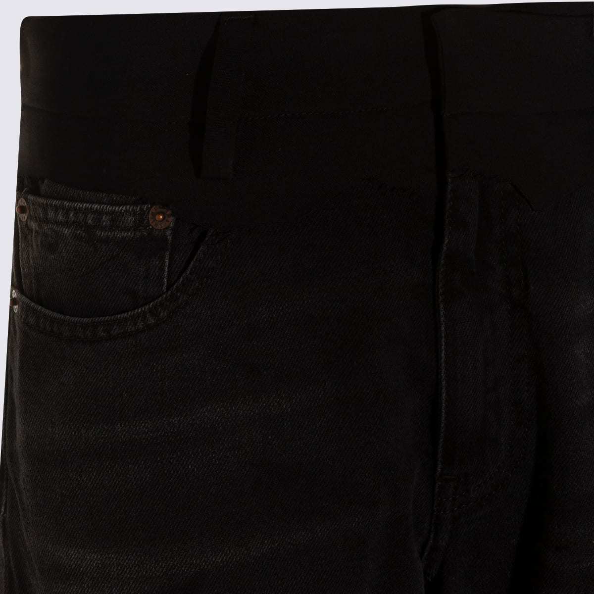 MM6 Maison Margiela Cotton Jeans - Black - Image 3 of 4