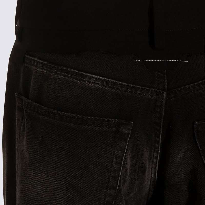 MM6 Maison Margiela Cotton Jeans - Black