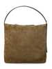 A.P.C. Vera Maxi Suede Shoulder Bag - Dark Khaki - Thumbnail 3