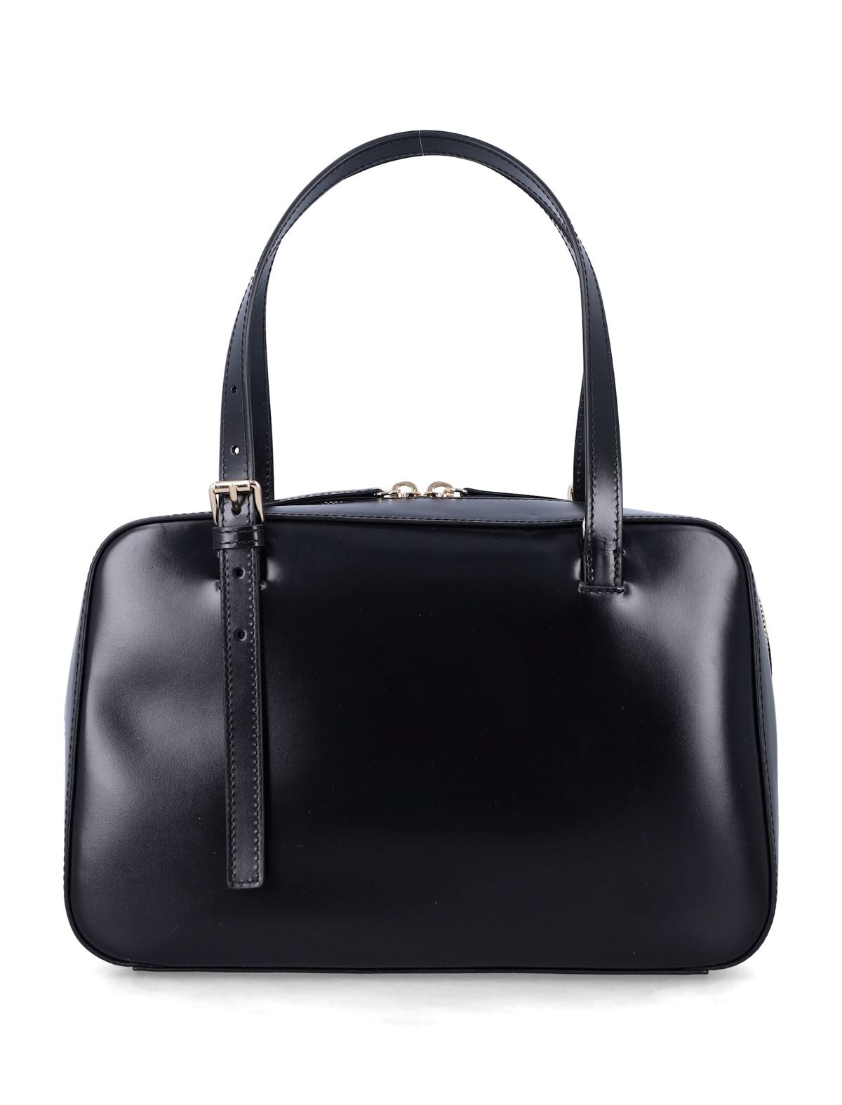 A.P.C. Virginie Leather Box Bag - Black - Image 3 of 3
