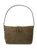 A.P.C. Vera Suede Shoulder Bag - Dark Khaki - Thumbnail 1